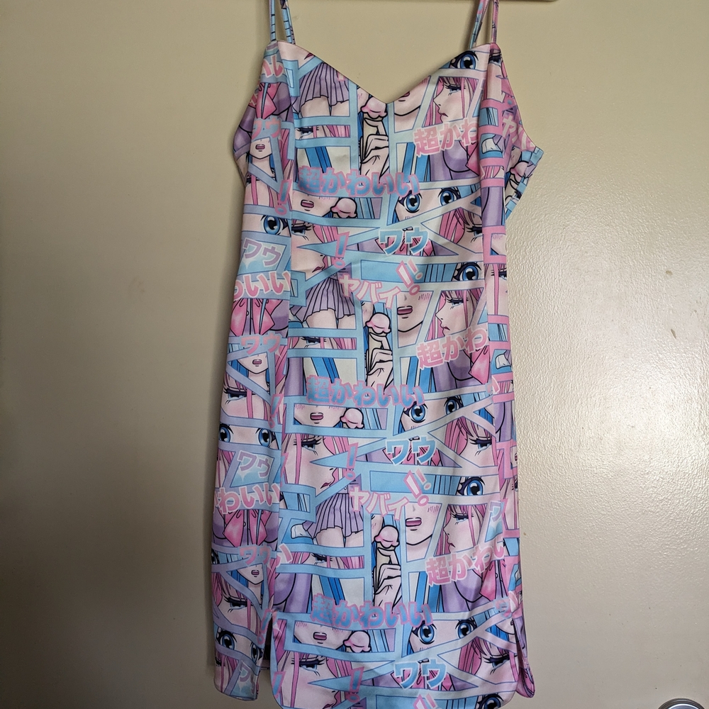 Colorful Graphic Print Dress